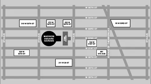 msg parking map msg parking map